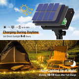 4 Pack Solar String Lights Outdoor 132FT 320 LED Warm White Copper Wire Fairy Lights Waterproof 8 Modes for Garden Tree Wedding Party Decor