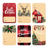 120Pcs Christmas Gift Tags Stickers Self Adhesive, 2"X3" Christmas Name Tags For Gifts Festival, To From Gift Tag Stickers For Presents