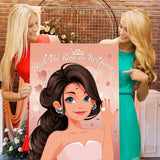 42 Pcs Pin The Ring On The Bride Bridal Shower Bachelorette Party Night Party Games Pin Game With Rose Gold Bridal Poster Ring Stickers Blindfold For Women Wedding Engagement