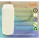 9 Day Prayer Candles 7" Tall Pillar Candles For Religious, Memorial, Party Decor, Vigil And Emergency Use - Vegetable Oil Wax In Plastic Jar Container, White (1 Pack)