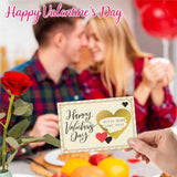 Valentine‘S Day Surprise Reveal Cards - Retro Theme - 1 Scratch Off Greeting Cards With Envelopes - Double-Sided Fill In Diy Greeting Cards For Valentine'S Day, Party Favor & Supplies - A13