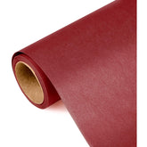Wrapping Paper Roll 17"X197" Recyclable Gift Wrap With Pearl Finish For Birthday Baby Shower Wedding And Holiday Crafts (Red)