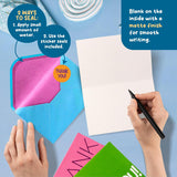 50 Pack Thank You Cards With Envelopes And Stickers, 4 X 6 Inch Blank Kids Thank You Notes | Appreciation Cards, Bulk Boxed Set For Students From Teachers, Birthdays, Small Business