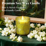 Jasmine Scented Candle, 100% Soy Candle 30 Hours Burn, Candle Gifts For Men And Women Valentine Mother’S Day, Friendship Funny Gift For Home Decoration 5Oz