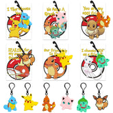 Valentines Day Cards For Kids School 24Pack Valentines Cards With Adorable Keychain Valentines Day Gifts For Kids For Classroom Exchange Boys Girls Party Favors School Game Prizes