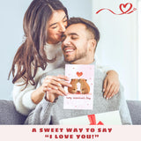 Valentines Day Cards For Him, Her - Valentines Day Gifts For Boyfriend, Girlfriend, Husband, Wife, Couples, Men, Women - Funny Anniversary Birthday Card For Him, Her - Single 5.3''X 8'' Folded Card
