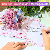 - Pop Up Birthday Card For Women, Dragonfly Floral Pop Up Birthday Card For Mom, Wife, Sister, Daughter, Grandma, 6X8 In 3D Popup Greeting Cards Includes Envelope And Message Note