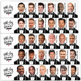 Bridal Shower Games - Who Has The Groom Scratch Off Celebrity Cards, Bachelorette Party Games Supplies – 36 Cards(Xl01-Baica)