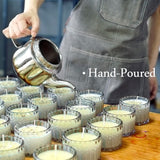 Hand-Poured Lavender Vanilla Mini Candle | 1.06Oz Pure Botanical Essential Oils | Travel-Size Soy Wax For Spa Relaxation & Desk Aromatherapy