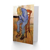 Van Gogh Old Man In Sorrow On Threshold Eternity 1890 Greetings Card
