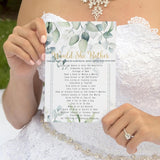 Greenery Bridal Shower Games - 25 Cards - Who Knows The Bride Best & Would She Rather - Rustic Botanical Designs For Wedding Reception, Bridal Showers, Or Birthday Celebrations - 5X7 Pack