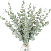 18Pcs Eucalyptus Stems Artificial Eucalyptus Leaves Stems Artificial Fake Flowers For Home Office Flowers Bouquet Centerpiece Wedding Decoration Christmas Decor 2025