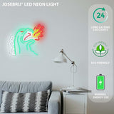 King of the Monster Neon Sign Dimmable LED Dinosaur Wall Light for Gaming Room Boys Decor