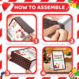 Christmas Games For Family Adults Office Large Groups Party, Xmas Guess How Many Game, Winter Families Classroom Activities With Guesses Cards - 60 Players (Xmas)