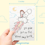 Funny Birthday Card For Him Her | Funny Anniversary Cards For Husband Wife | Naughty Dirty Inappropriate Valentine'S Day Card | Ride You To The Moon And Back Card