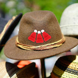 10Pcs Christmas Knit Hat Mini Santa Hats Christmas Tree Ornaments Diy Craft Red