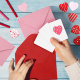 400 Set Mini Valentine Greeting Cards With Envelopes Stickers Valentine Red Pink Love Small Greeting Cards Bulk Blank Note For Galentine Day Gift Supplies(Red,Pink)