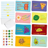 24 Gold Foil Valentine'S Cards For Kids - 4X6 Inches With 8 Unique Designs, Stickers, And Envelopes - Perfect For Classroom Exchanges, Parties, And V-Day Events - Ideal For Boys, Girls, Teachers,