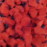 2500Pcs Dark Red Artificial Rose Petals For Romantic Night, Wedding, Party, Anniversary Flower Decorations
