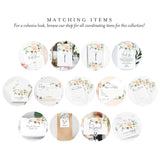 Share A Memory Cards, 50 Pack Of Blush Floral 4X6 Cards For Weddings, Showers, Birthdays, Celebration Of Life, Funeral, Retirement, Going Away, Graduation Memories - Made In The Usa