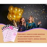 Last Rodeo Bachelorette - Nashville Cowgirl Bridal Shower Games & Supplies - 25 Game Cards