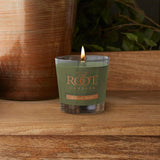 Root Candles Scented Candles Honeycomb Beeswax Blend Premium Handcrafted Candle, Small Veriglass, Aromatic Herbs
