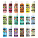 DecoArt Crafter’s Acrylic Pastels Paint Set, 18 (2 fl oz/59 ml) Assorted Matte Finish Colors, DIY Arts And Crafts Acrylic Paint, 36 Fl Oz(Pack of 1)