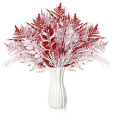 50 Pcs Valentines Picks Decoration 16.9 Inch Red Pink White Valentines Tree Picks And Sprays Glitter Artificial Branch Stems Table Decor For Tree Topper Vase Table Party Decor