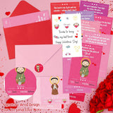 72Pcs Valentine'S Day Catholic Church Greeting Card With Envelop For Kids, Religious Character Sticker Bible Notecard Exchange Gift For Boy Girl Sunday School Christian Classroom Party Favor