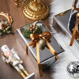 Silver Foil Wrapping Paper Roll, 30 Inch X 33 Feet Premium Metallic Gift Wrap For Christmas, Holiday, Wedding, Birthday & Celebration Gifts