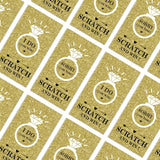 Gold Diamond Bridal Shower Scratch Off Game Cards?32 Pcs? Gift Certificate Scratch Off Cards Activity For Wedding Festive Raffle Tickets Family Holiday Games Supplies For Kids Adults