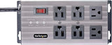 6 Outlet Heavy Duty Industrial Power Strip TAA Compliant