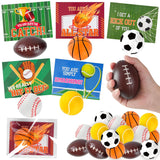 Valentines Day Gifts For Kids 30Pack Valentines Cards With Sports Squeeze Balls Valentines Exchange Cards For Boys Girls School Classroom Prizes Party Favors