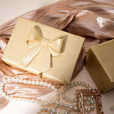 Gold Kraft Wrapping Paper Roll - 17 Inch X 33 Feet (47 Sq.Ft) Solid Color Pearly-Lustre Paper, Shiny Textured Gift Wrap For Mother'S Day, Birthday, Bridal Shower, Graduation Gifts, Parties