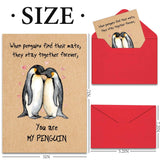 Valentines Day Card Husband From Wife - Cute Penguin Valentine'S Card For Husband Boyfriend Or Fiance, Romantic Valentine'S Cards From Wife Girlfriends, Valentines Day Gift For Him