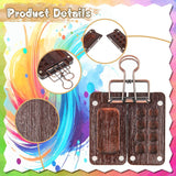 Tobios Watercolor Kit?Mini Travel Watercolor Paint Set,Pocket Artist Watercolor Set With Paint,Brush,Nano Palette,Walnut Wood,Wooden Paint Box For Painters Artists Students