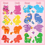 32Pack Valentine'S Day Cards For Kids, Dinosaur Valentines Cards With Tattoos And Envelopes, Happy Valentines Cards For Kids School Classroom, Party Favors Valentines Exchange Cards