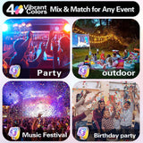 Led Party Favor Bands?12-Pack?- Sound-Activated Rechargeable Glow Light Up Accessories With 5 Flash Modes For Event Bags, Holiday Gifts, Party Supplies, And Celebration Giveaways