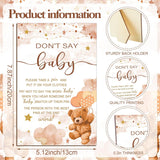 321 Pcs Brown Bear Baby Shower Games Decoration Set 5 Games Include Baby Shower Bingo Word Search Description The Price Guess Who For Gender Reveal Game Decoration Gift Sets Party Decor