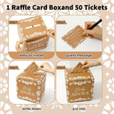 51Pcs Cielito Lindo Diaper Raffle Box Set Game Box With Ticket Platos De Barro Terracotta Flower Game Kit For Baby Shower Party Decoration