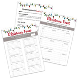 Christmas Feud Games, Feud Trivia Quiz, Christmas Party Games For Adults, Family Activities, Baby Shower Game, 30 Feud Cards And 3 Fast Money Round Cards, Winter Party Supplies-Lq6