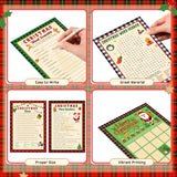 149 Pcs Christmas Party Games For Adults 25 Players Winter Word Search Scramble Trivia Bingo Game Paper Cards For Xmas Holiday Family Large Group Activities Party Supplies(Santa)
