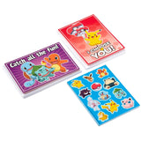 Hallmark Pokémon Valentine's Day Cards With Stickers, Fun Assorted (Pack of 24 Cards with Envelopes)