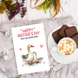 Funny Goose Mother'S Day Cards For Mom Stepmom Grandma Her, Humorous Happy Mothers Day Cards From Son Daughter Kids, Ideal Gift For Mother Grandmather Stepmother