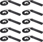 10 Pack 6 Outlet Surge Protector Power Strip 790 Joules 6FT Extension Cord with Circuit Breaker Black