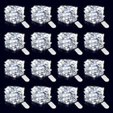 16 Pack Battery Operated Fairy Lights 6.5FT White LED Waterproof Twinkle String Lights for Wedding Bedroom Decor