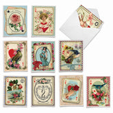 - 10 Boxed Valentine Note Cards With Envelopes - Loving, Heartfelt Assorted Greeting Cards For Valentine'S Day (4 X 5.12 Inch) - All Decked Out M2381Vdg-B1X10