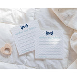 Bow Tie Advice Cards (25 Pack) Fun Baby Shower Game - Best Wishes For New Parents - Unique Advice Guest Book Alternative For Graduations, Birthdays & Time Capsules - 4X4 Cards