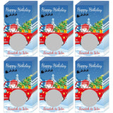 60 Pieces Christmas Scratch Off Cards Stickers Xmas Party Games Xmas Blank Gift Certificate For Festive Raffle Tickets 3.5 X 2.1 Inch Christmas Dwarf Party Favors Games Supplies