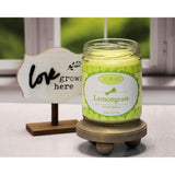 Lemongrass Scented Blended Soy Candle By (12 Oz)